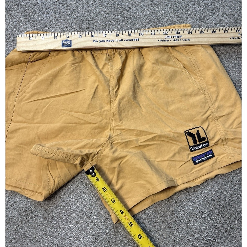 Patagonia Baggies Shorts Men's Small Solid Orange 4" Nylon Swim Hiking Unlined - Picture 5 of 10